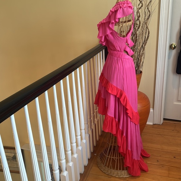 Do+Be pink and red beautiful dress - Picture 7 of 12